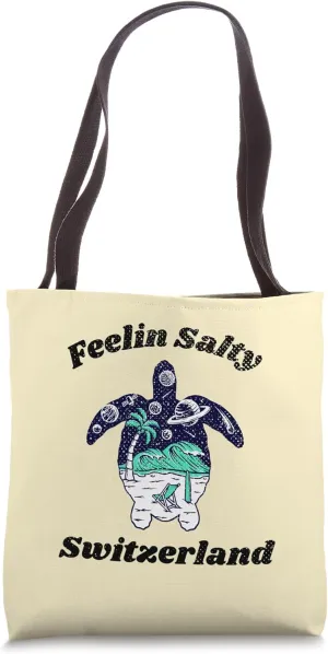 Feelin Salty Switzerland Vacation Travel Travel Tote Bag