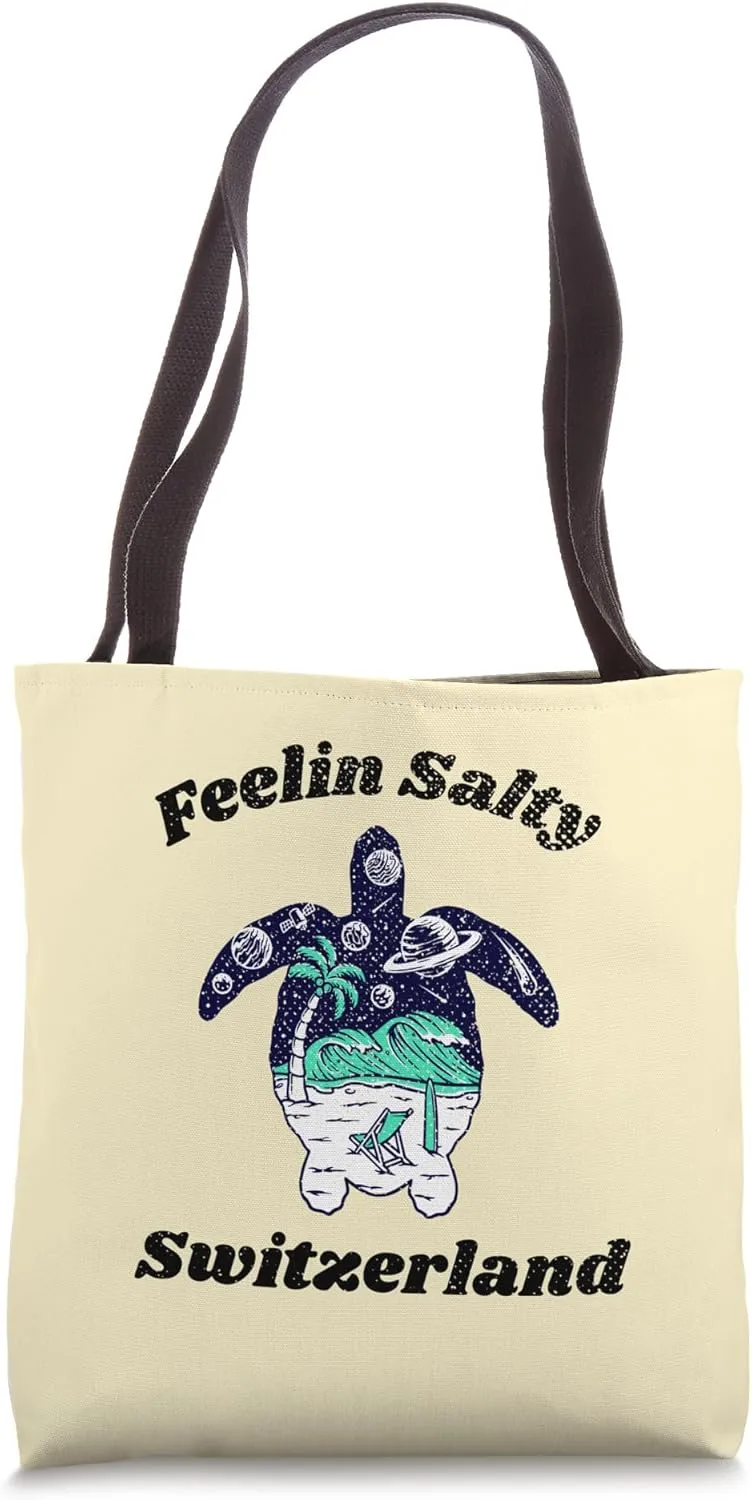 Feelin Salty Switzerland Vacation Travel Travel Tote Bag