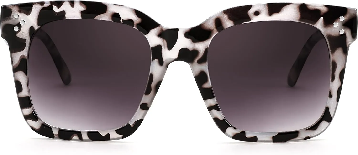 FEISEDY Vintage Women Butterfly Sunglasses Designer Luxury Square Gradient Sun Glasses Shades B2486