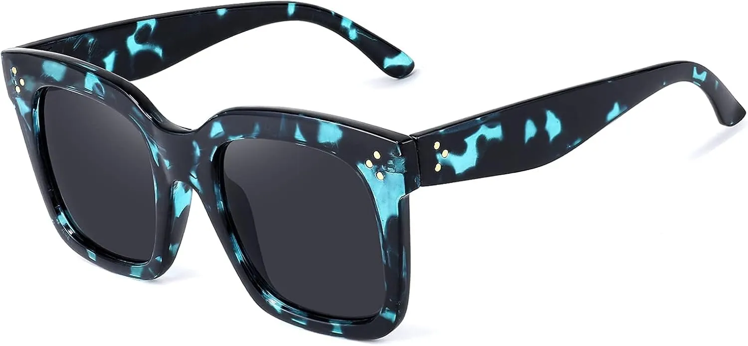 FEISEDY Vintage Women Butterfly Sunglasses Designer Luxury Square Gradient Sun Glasses Shades B2486