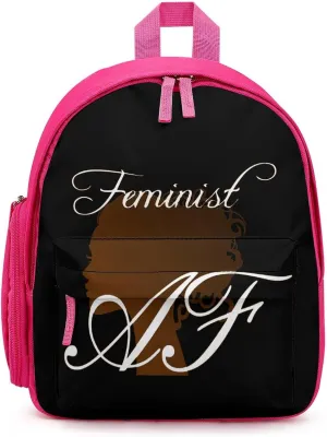 Feminist Funny Travel Backpack Lightweight Shoulder Bag Casual Daypack for Daily Business for Women Men