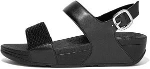 FitFlop Women's Lulu Crystal Embellished Back-Strap Sandals Wedge