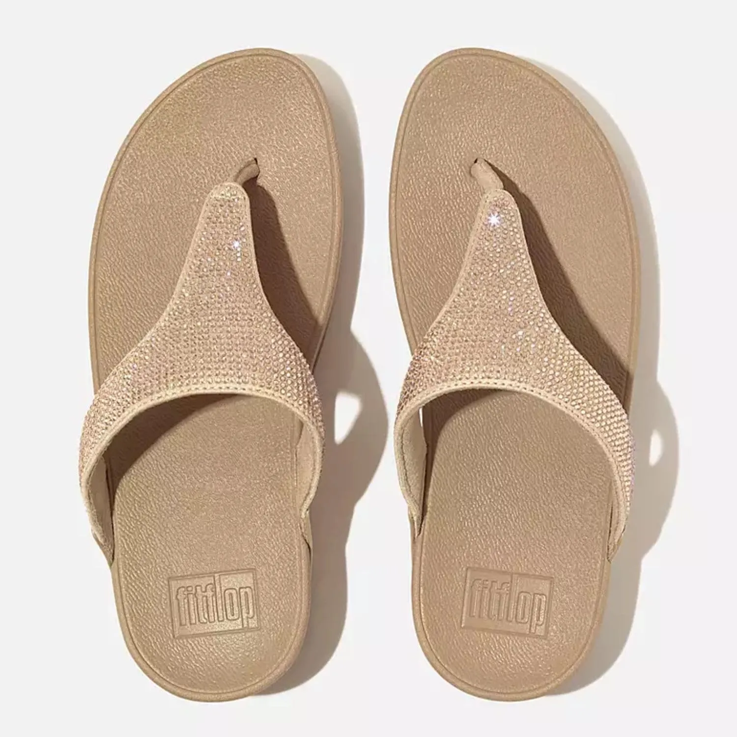 FitFlop Women's LULU Crystal Embellished Toe-Post Sandals