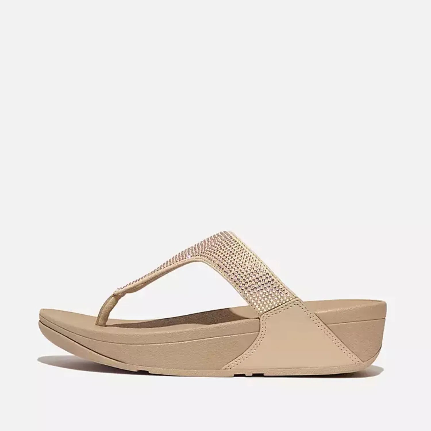 FitFlop Women's LULU Crystal Embellished Toe-Post Sandals