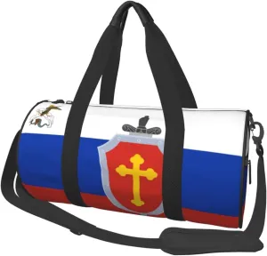 Flag of The Russian Orthodox Army Duffel Bag Gym Bag Sports Bags Foldable Travel Bag Multipurpose Backpack