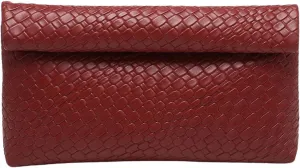 Floerns Women's Square Bag Flap Front Evening Party Leather Handbag Clutch Purse