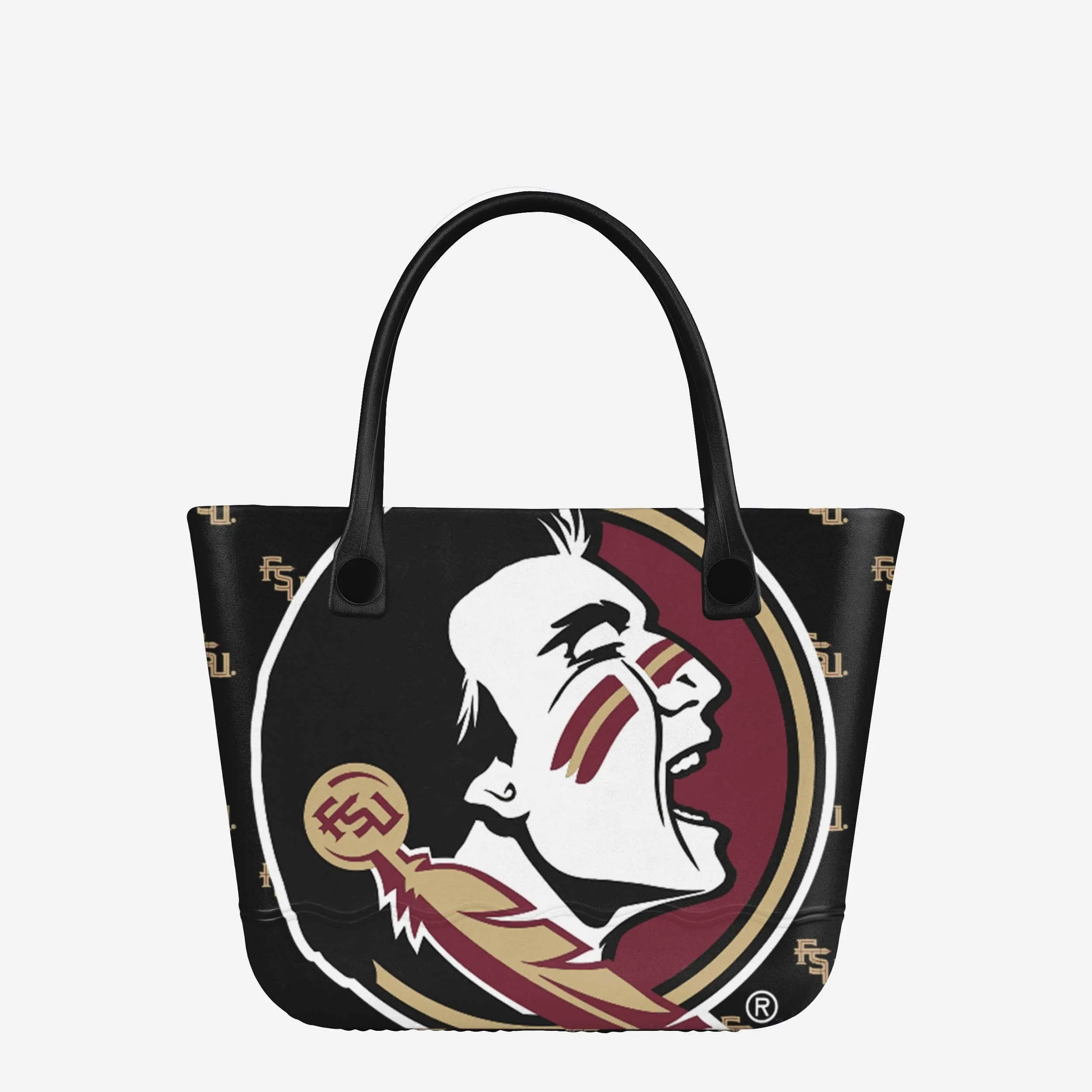 Florida State Seminoles Big Logo Mini Print Tailgate Tote Bag