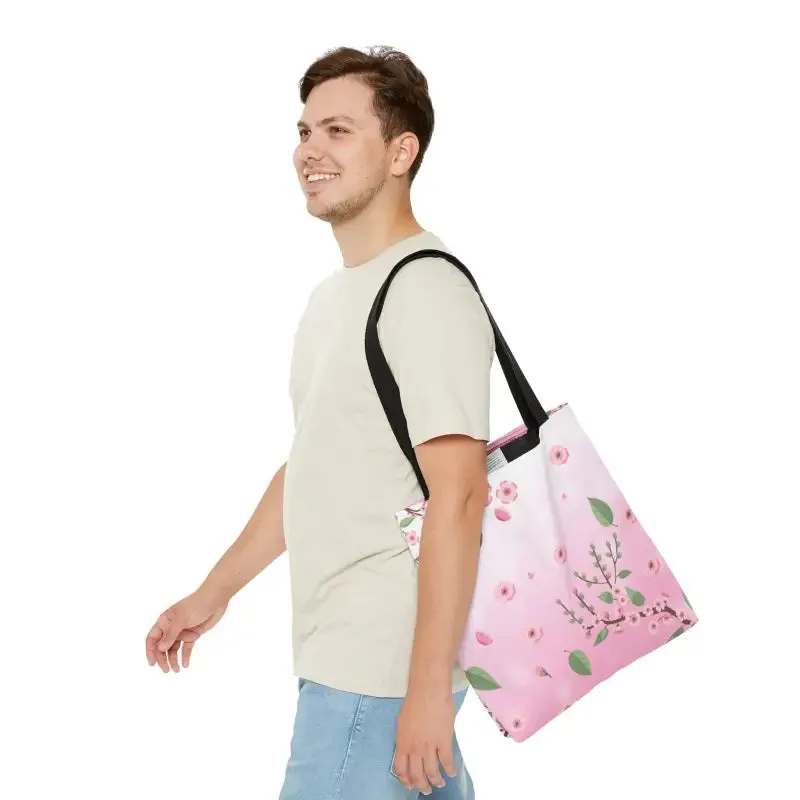 Flower Chic Print Tote Bag with Elegant Floral Pattern