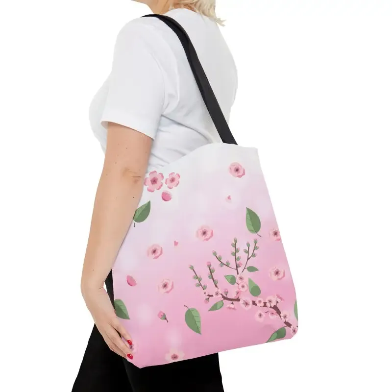 Flower Chic Print Tote Bag with Elegant Floral Pattern