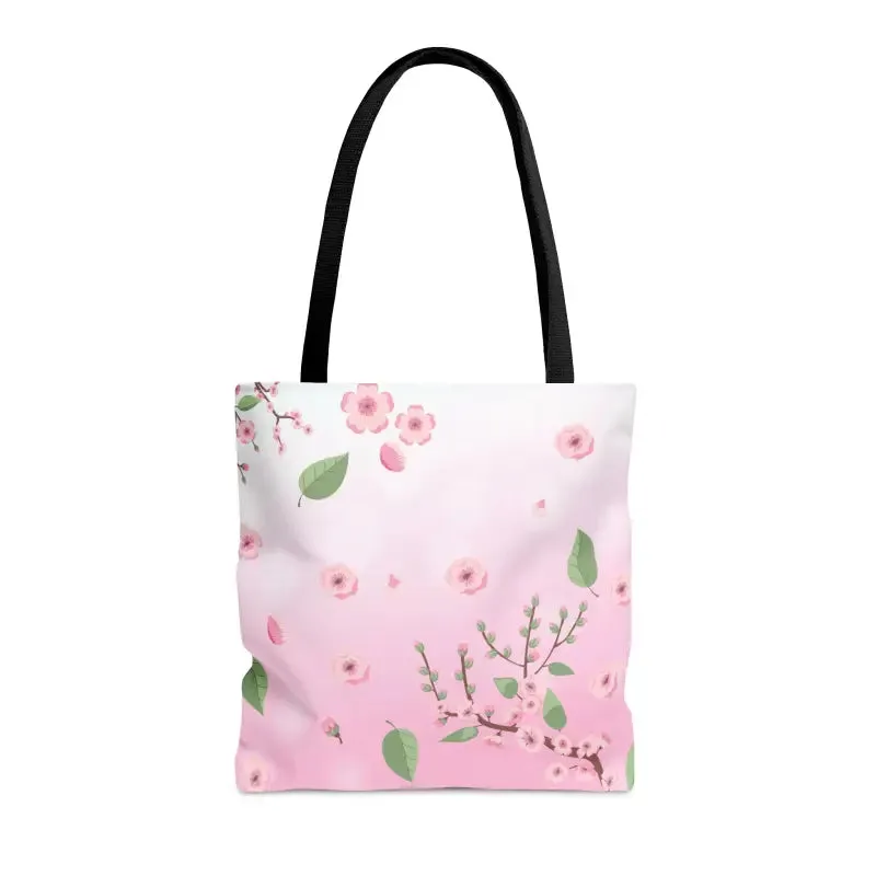 Flower Chic Print Tote Bag with Elegant Floral Pattern