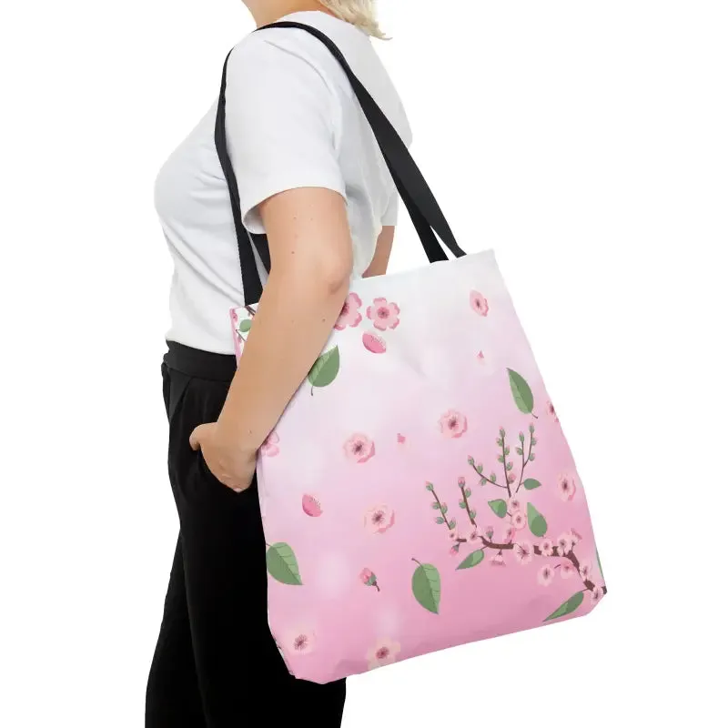 Flower Chic Print Tote Bag with Elegant Floral Pattern