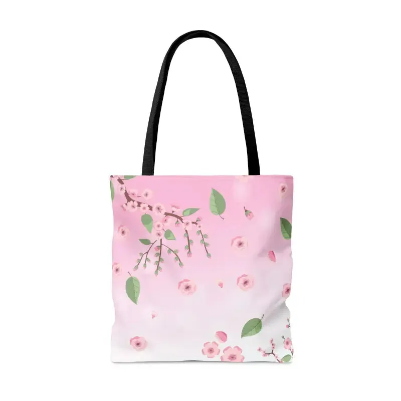 Flower Chic Print Tote Bag with Elegant Floral Pattern