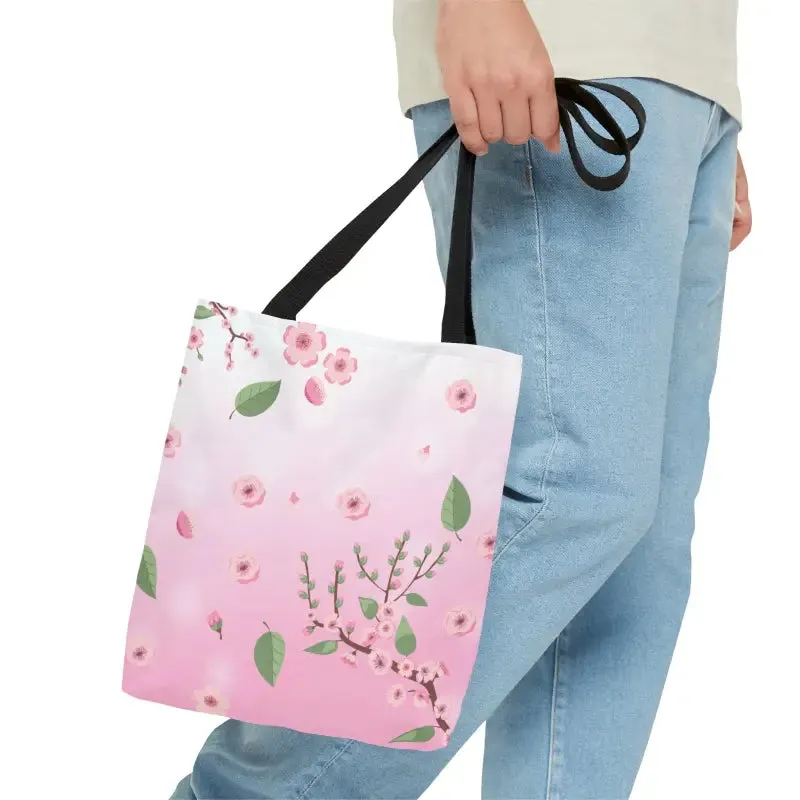 Flower Chic Print Tote Bag with Elegant Floral Pattern