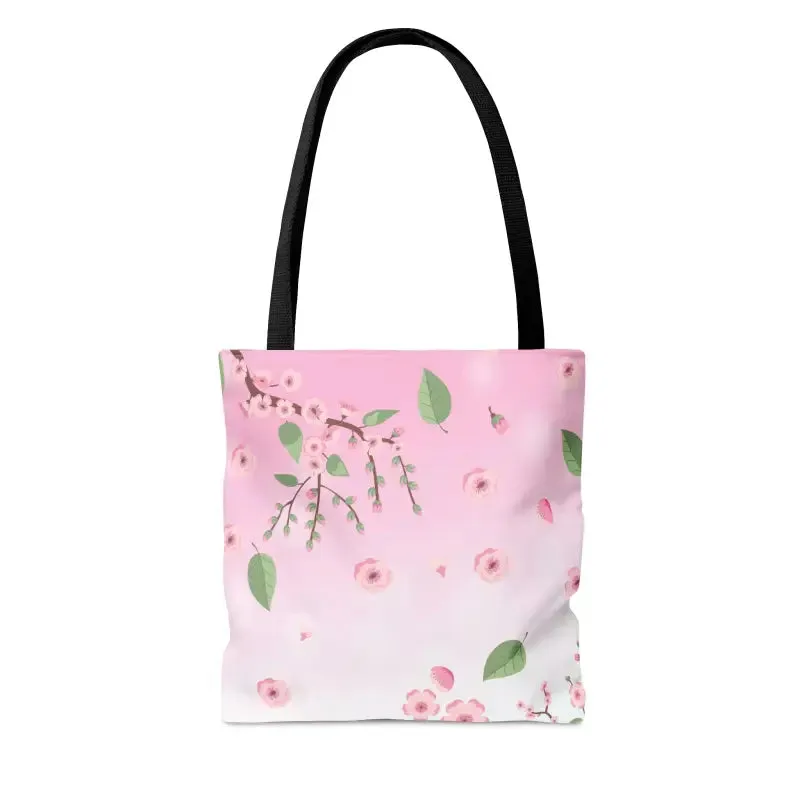 Flower Chic Print Tote Bag with Elegant Floral Pattern