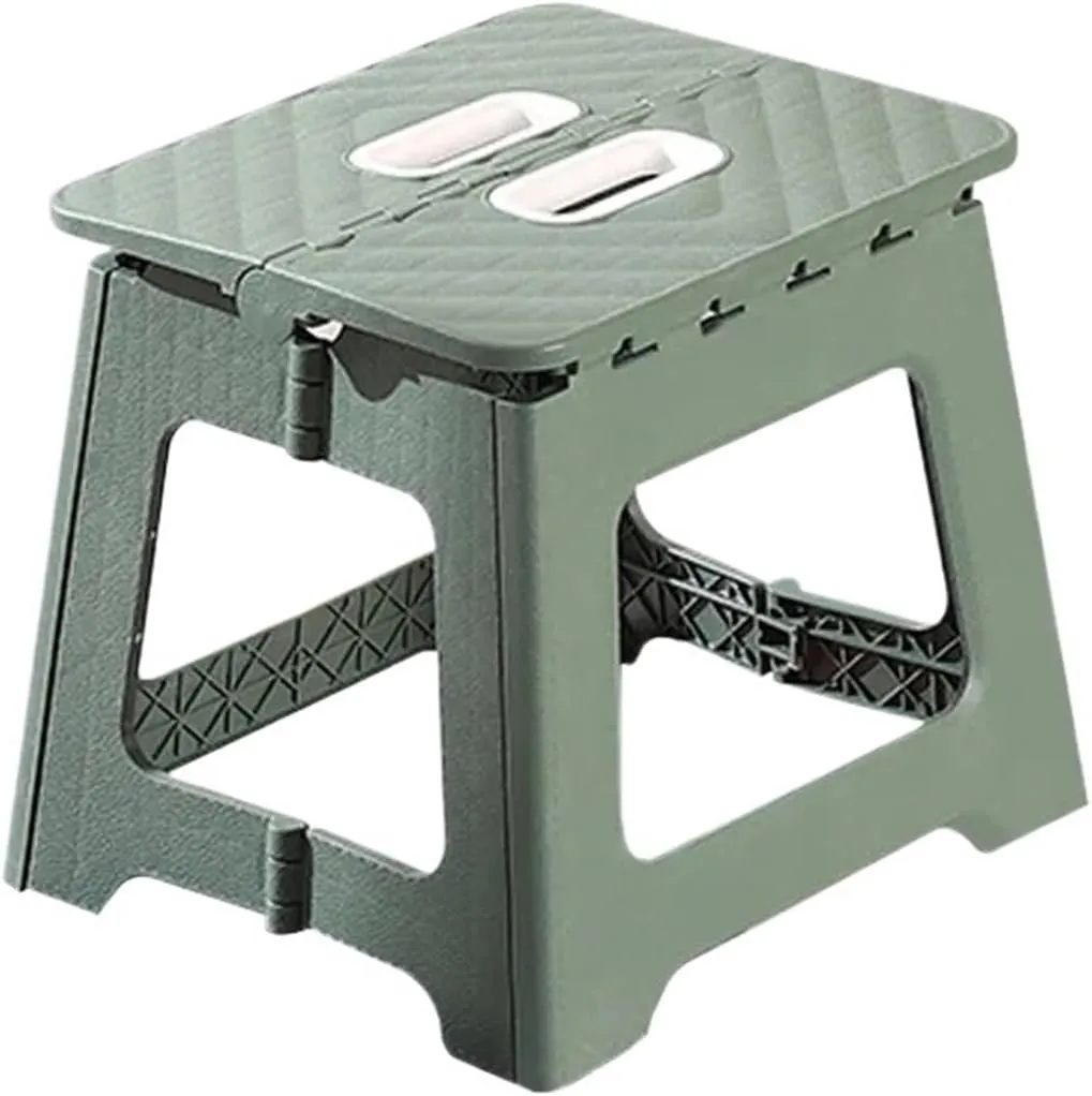 Foldable Folding Stool, Ultralight Portable Fishing Chair, Outdoor Folding Camping Stool Fit for Beach, Hiking, Travel Folding Chair(Green)