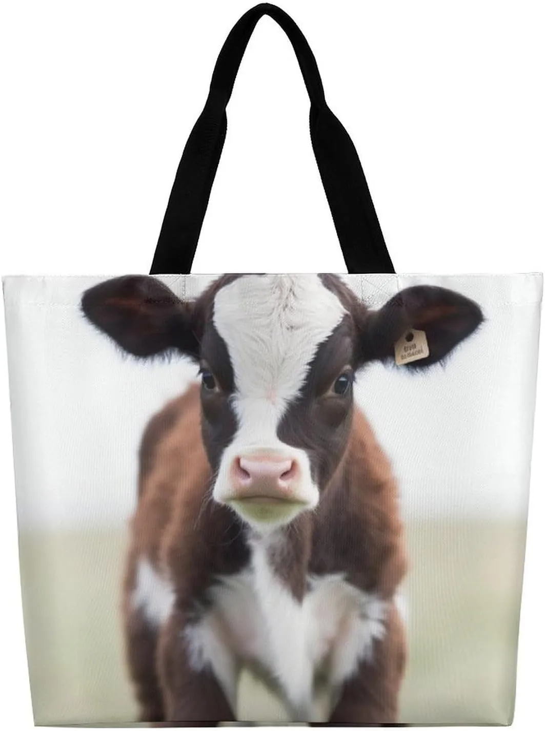 Foldable Grocery Bag Reusable Shopping Bag Cute Cherry Tote Bag Casual Handbags for Work Shopping
