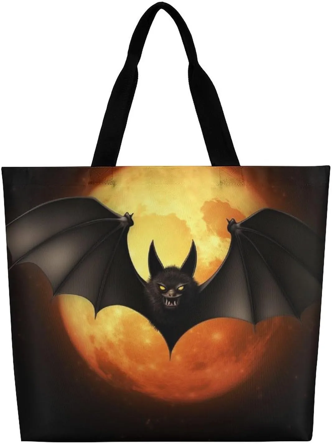 Foldable Grocery Bag Reusable Shopping Bag The Deep Blue Sea Tote Bag Casual Handbags for Work Shopping