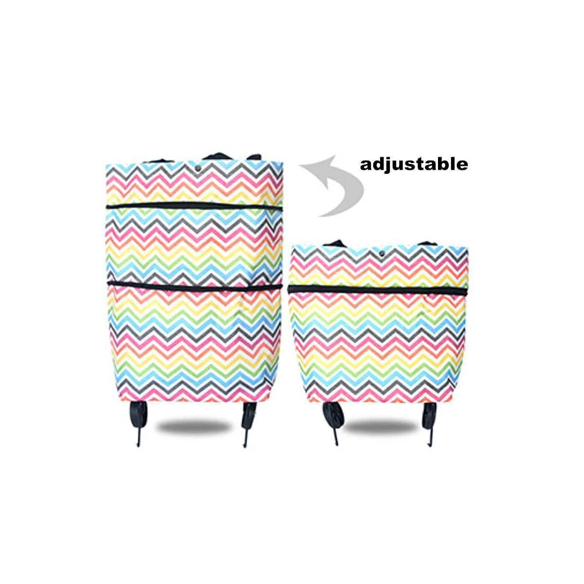 Foldable Shopping Cart with Wheels – Multifunctional High-Capacity Bag