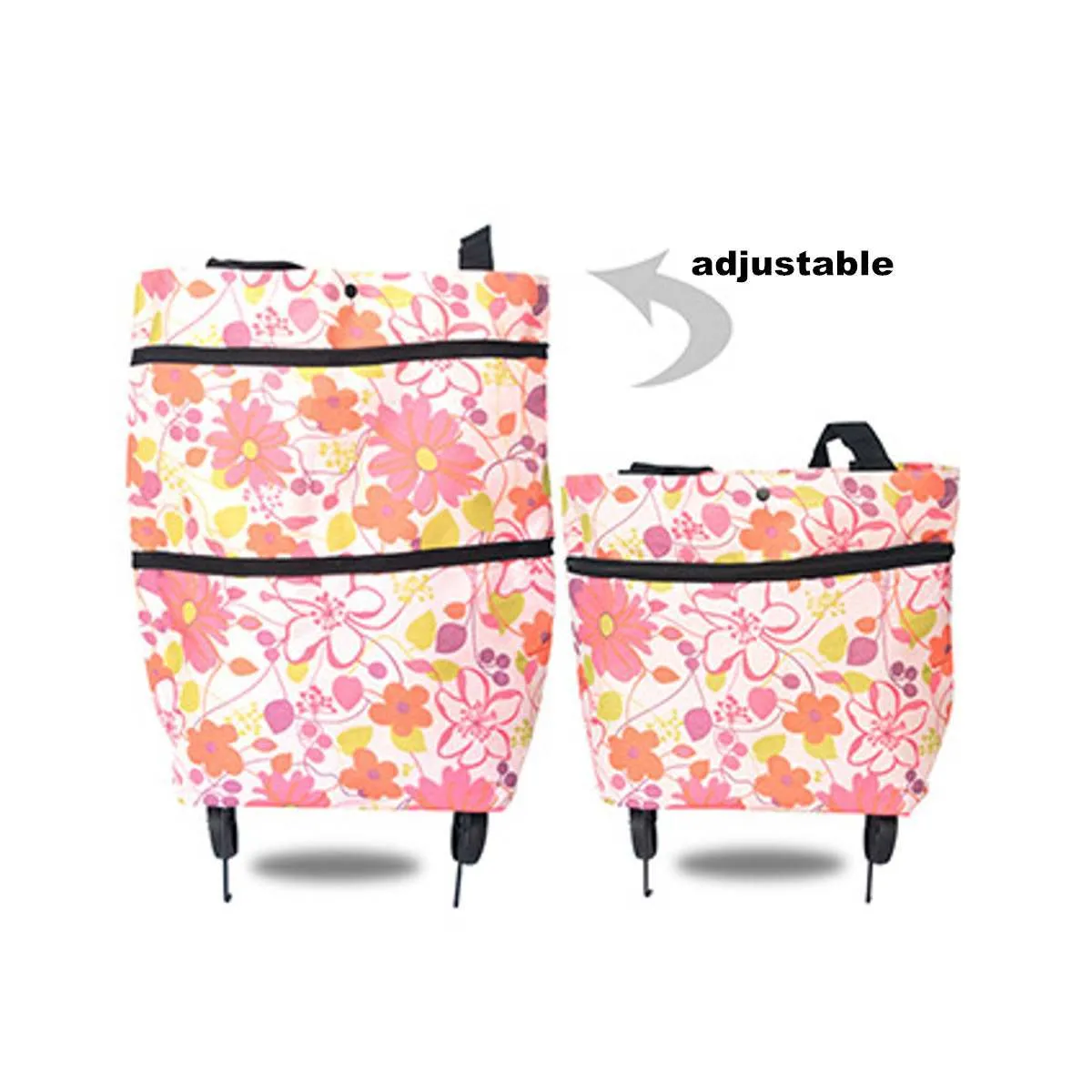 Foldable Shopping Cart with Wheels – Multifunctional High-Capacity Bag