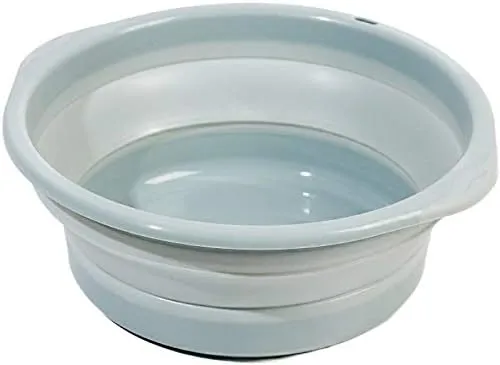 Folding Basin - Portable Outdoor Travel Wash Basin, Lightweight and Durable, Ideal for Camping, Hiking, and Travel, Easy to Clean, Space-Saving, Convenient to Carry