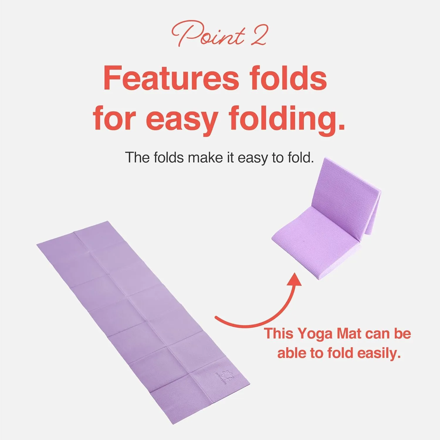 Folding Yoga Travel Pilates Mat Foldable Easy to Carry to Class Beach Park Tear-resistant Travel Picnics 4mm Thick 9 Colors