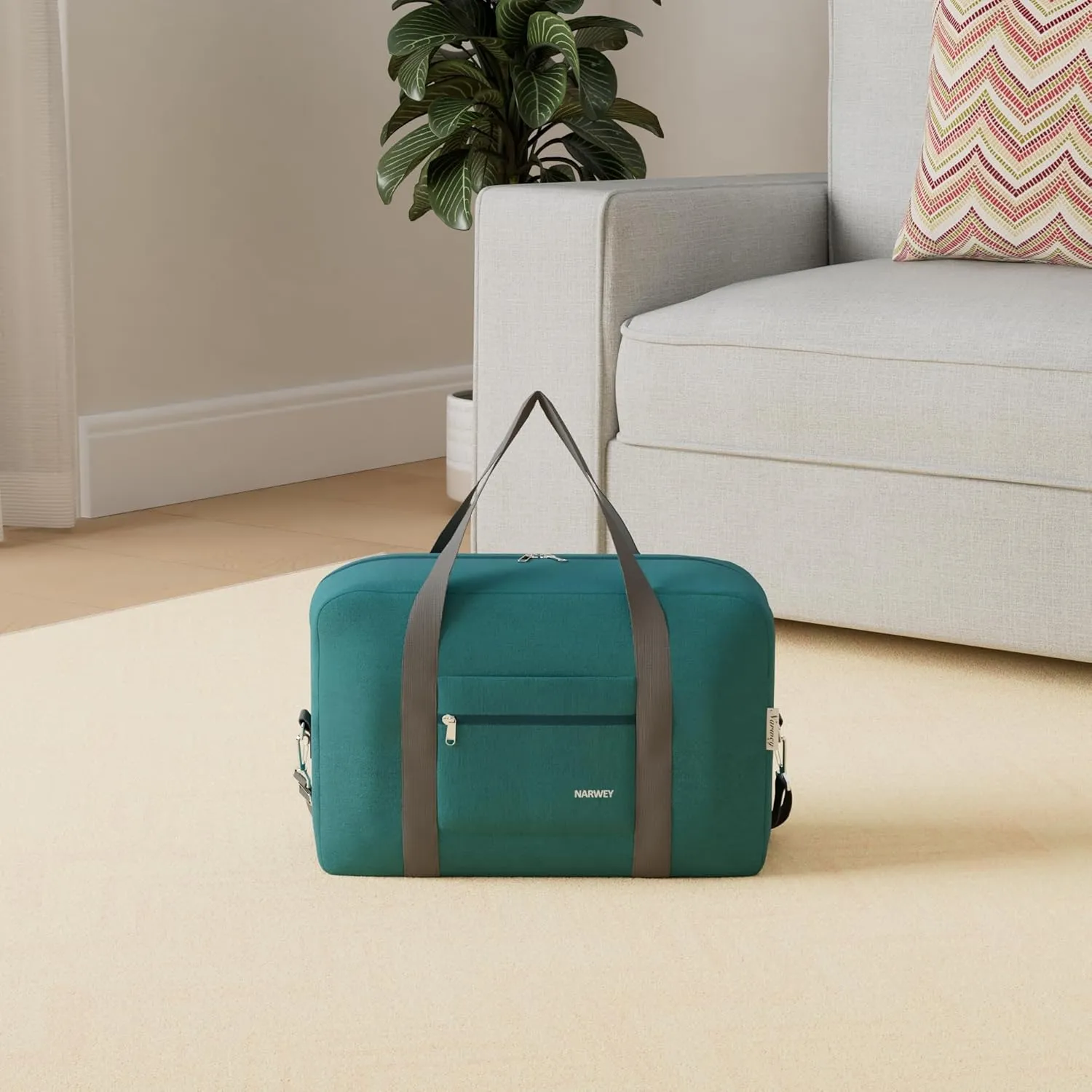 For Spirit Airlines Personal Item Bag 18x14x8 Foldable Travel Duffel Bag Tote Carry on Luggage Duffle Overnight for Women and Men