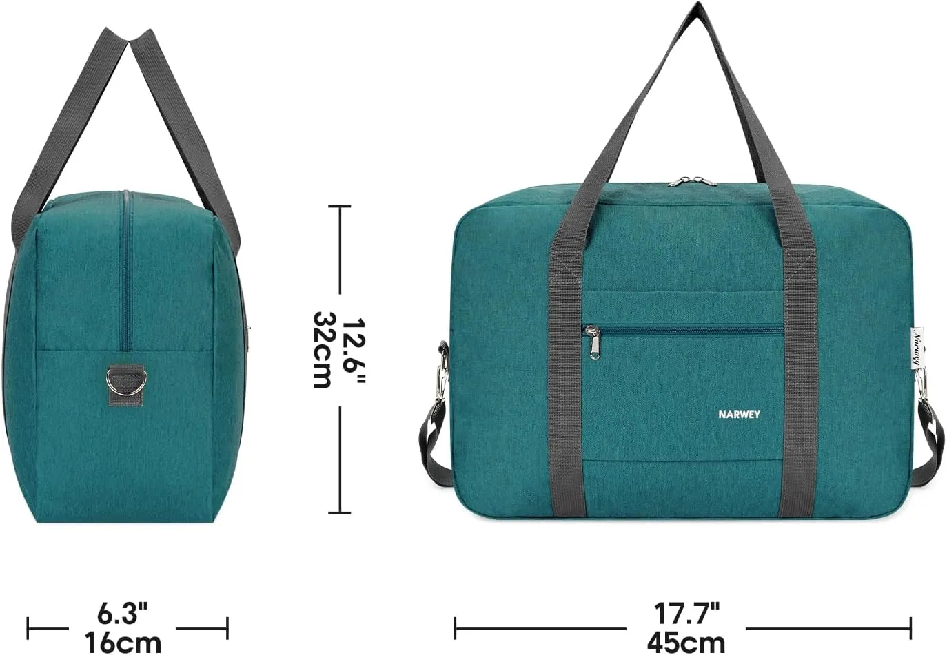 For Spirit Airlines Personal Item Bag 18x14x8 Foldable Travel Duffel Bag Tote Carry on Luggage Duffle Overnight for Women and Men