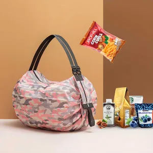 Fraud-proof Foldable Waterproof Lightweight Bag Tote Cutting-edge Travel Shopping Bag – Shoulder