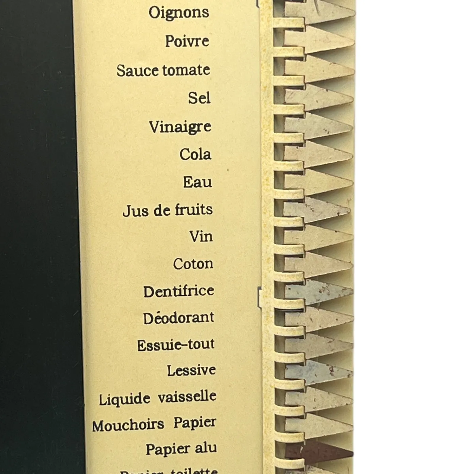 French Shopping List Reminder Board, Kitchen Timer & Clock, Wall Hanging (C88)