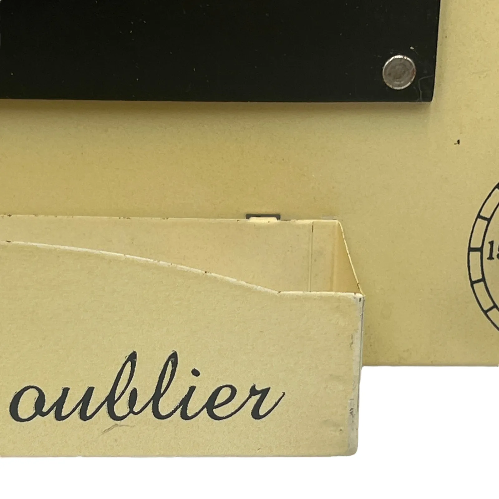 French Shopping List Reminder Board, Kitchen Timer & Clock, Wall Hanging (C88)