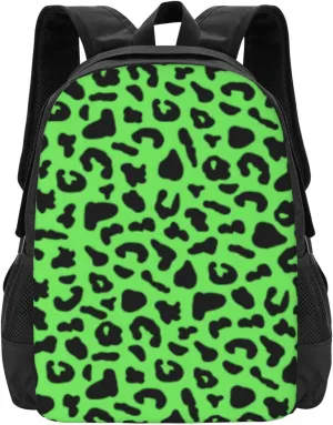 Fun Lime Green And Black Animal Lightweight Packable Backpack Travel Casual Hiking Daypack Foldable Backpack For Men Women