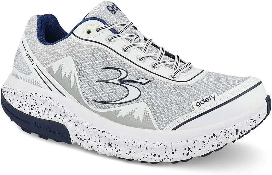G-DEFY Mighty Walk Men’s Orthopedic Walking Shoe | VersoShock Technology for Pain Associated with Running | Prolonged Standing | Arch Support | Diabetic Shoes | Wide Shoes | Free Custom Orthotic