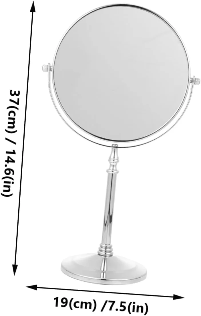 Gatuida Makeup Mirror Light 2X Magnification Double-Sided Desktop Vanity for Students