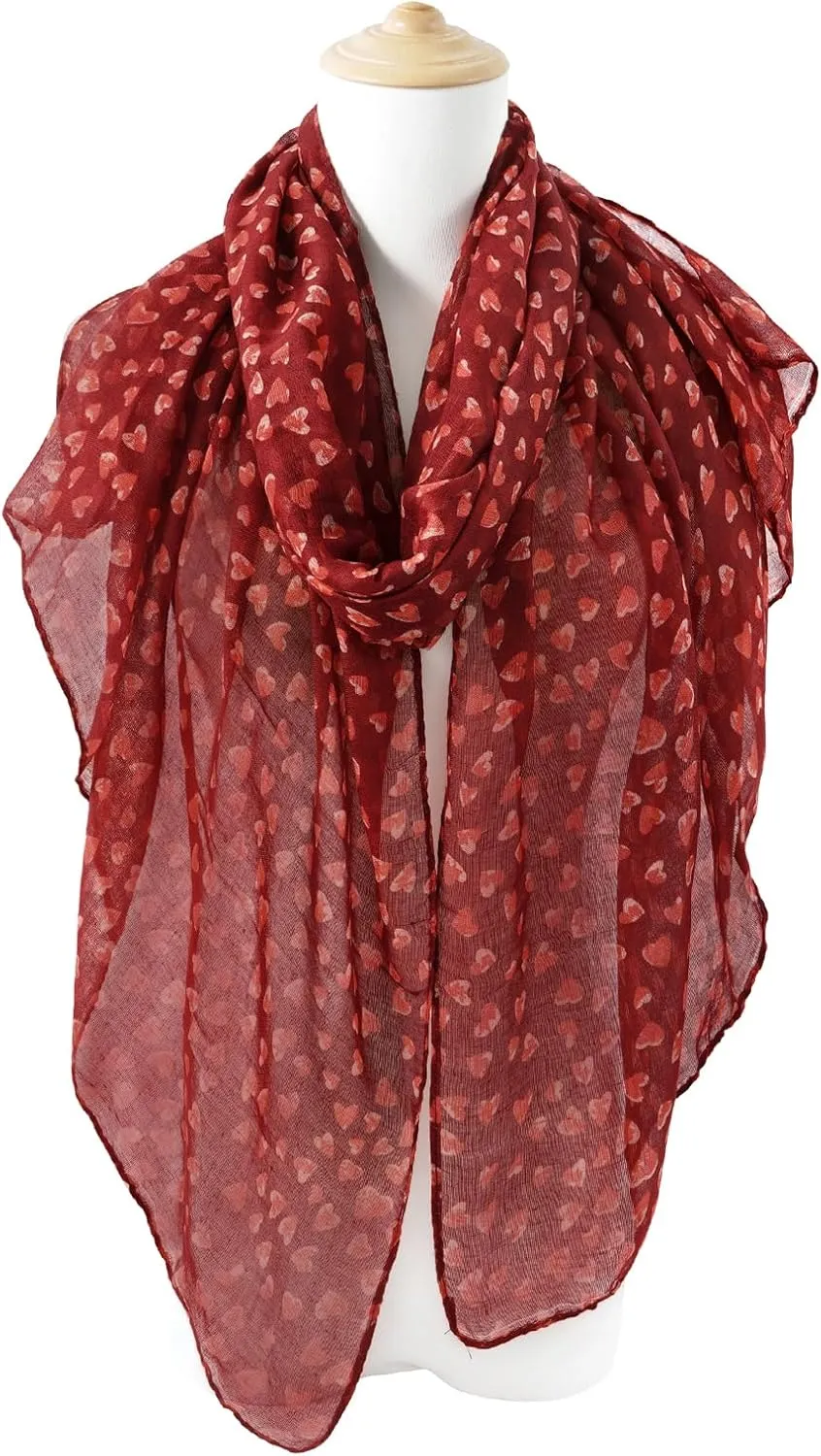 GERINLY Holiday Scarf for Celebration Fashion Festival Print Wrap Shawls for Travel Head Scarf Unique Hijab