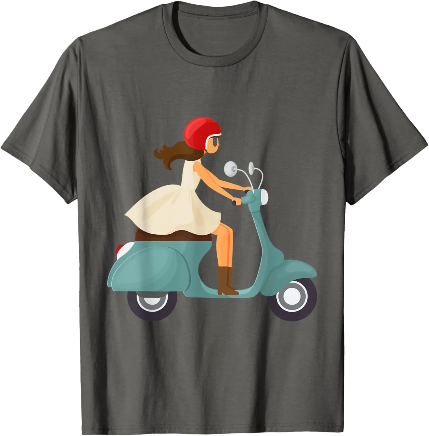 Girl on a scooter T-Shirt