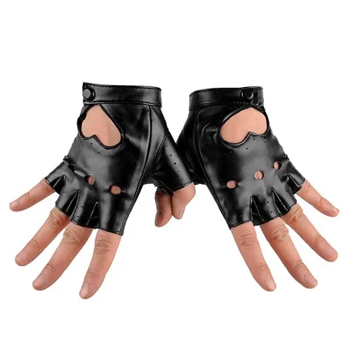 Gold Silver Wet Look Fake Leather Metallic Gloves Evening Party Performance Mittens Women Sexy Elbow Length Long Latex Gloves