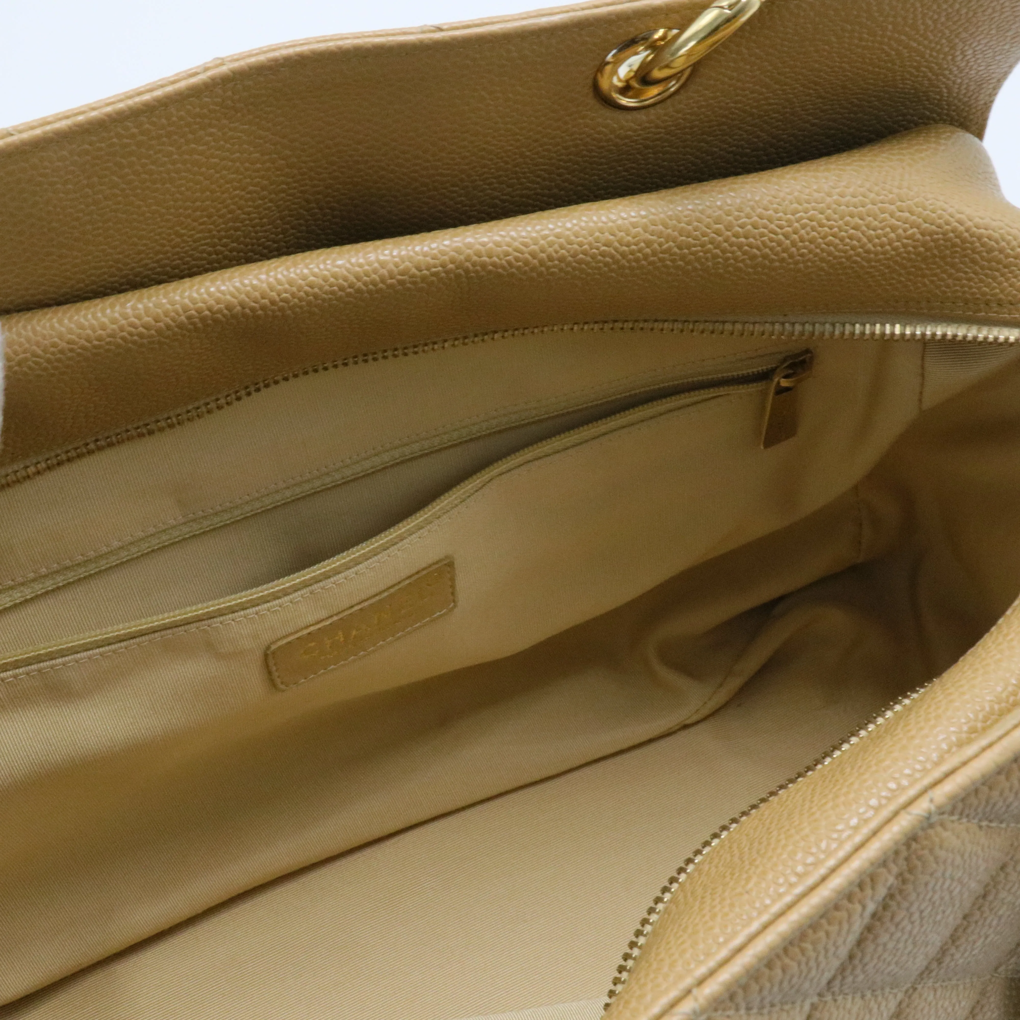 Grand Shopping Tote Quilted Caviar - Twins