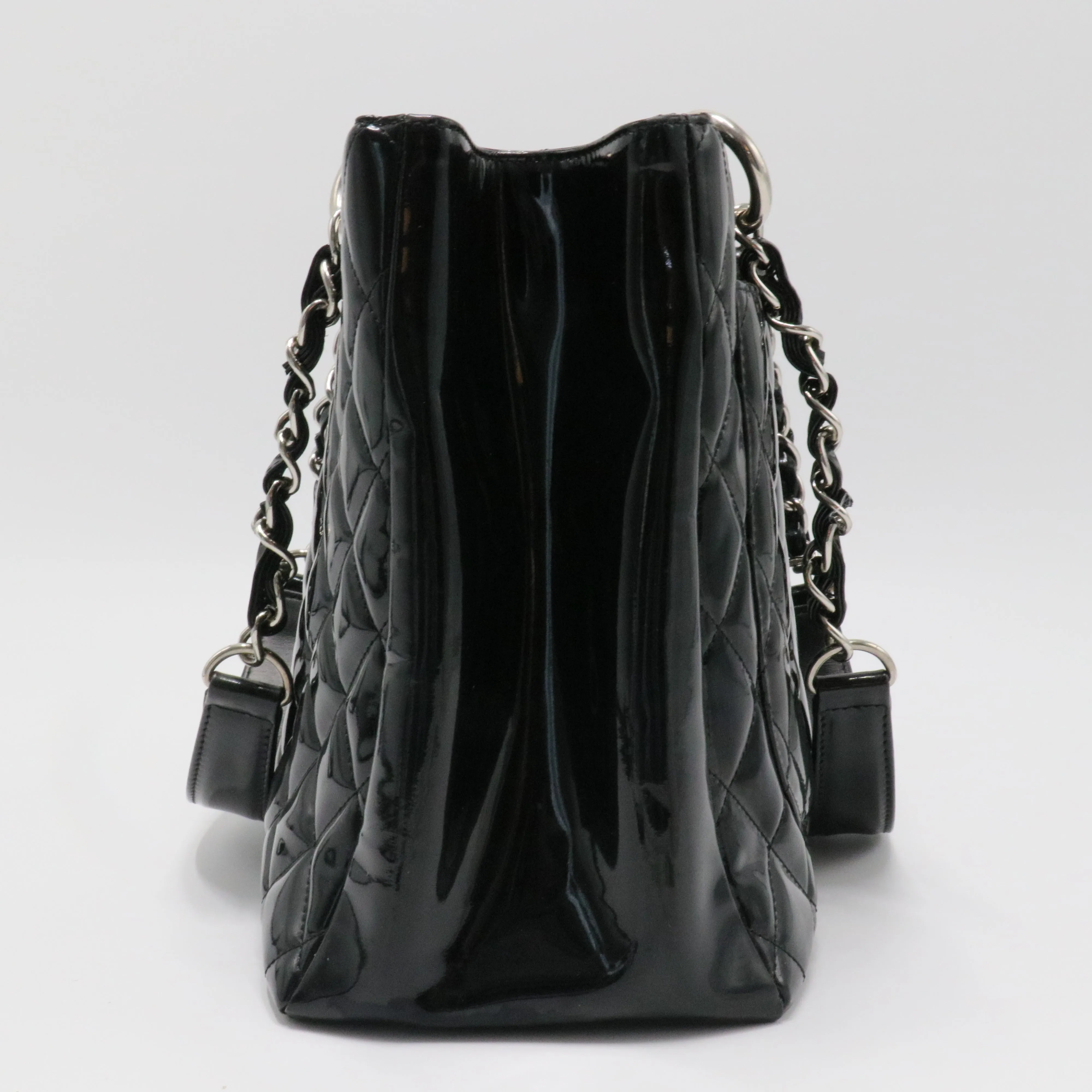Grand Shopping Tote Quilted Caviar