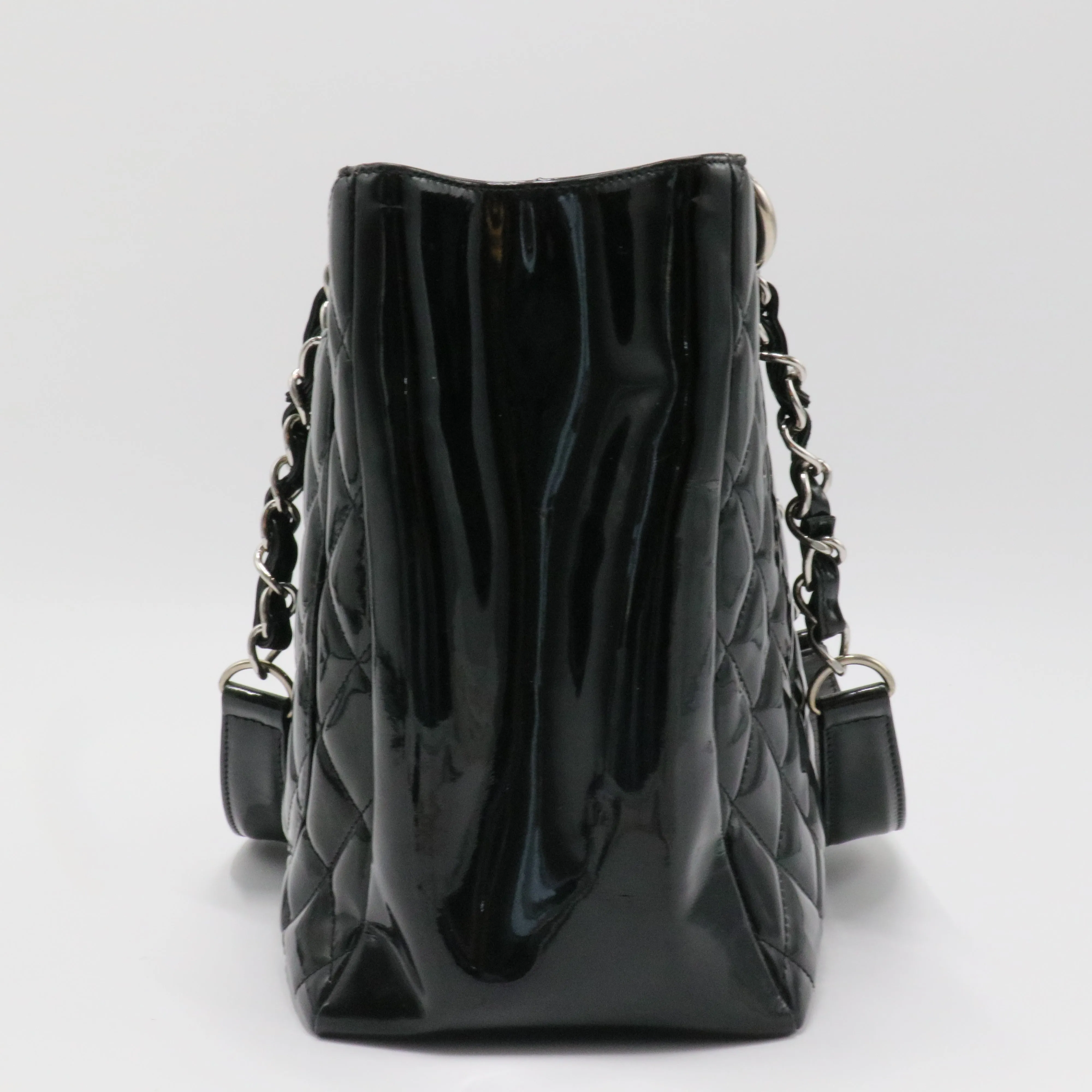 Grand Shopping Tote Quilted Caviar