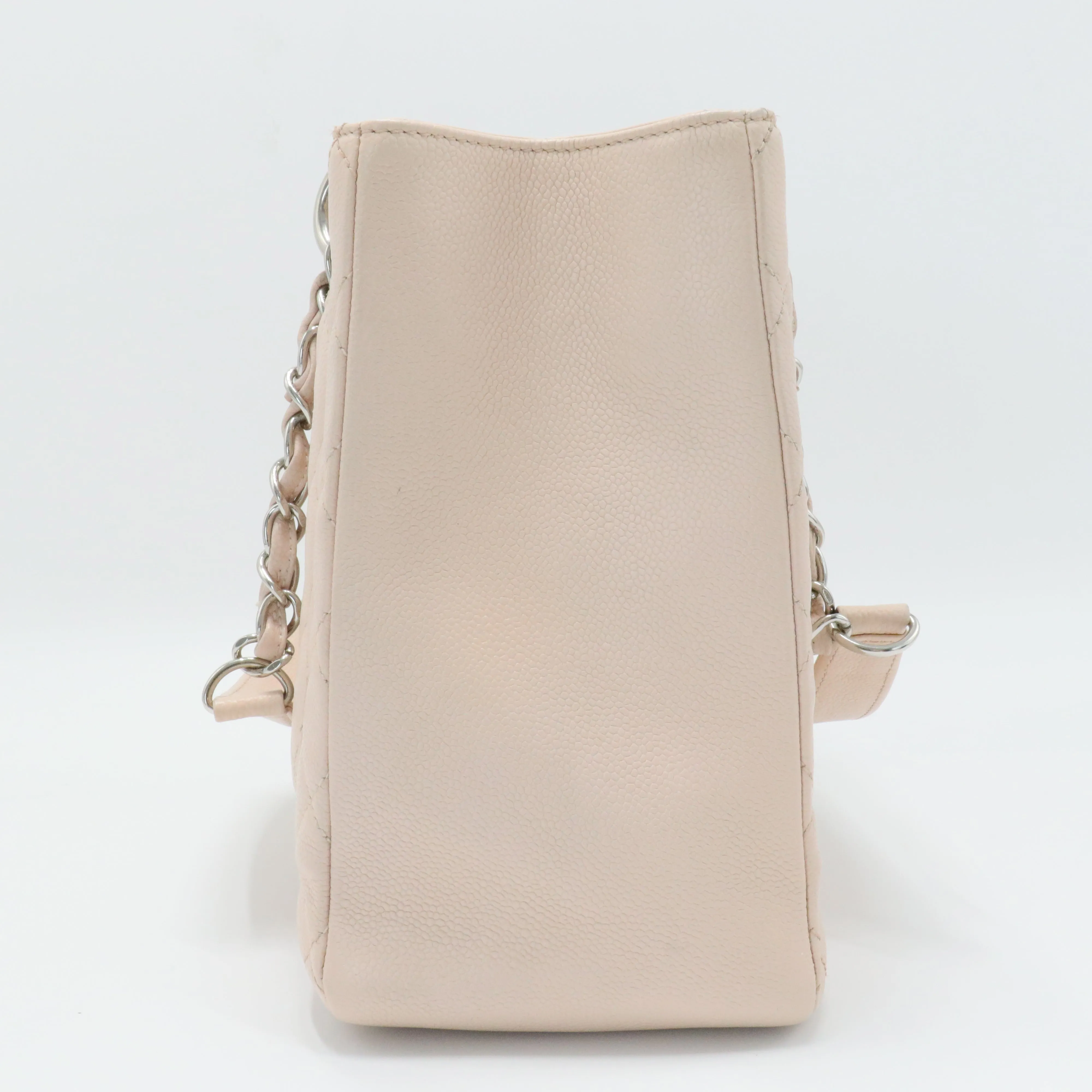 Grand Timeless Shopping Tote Quilted Caviar