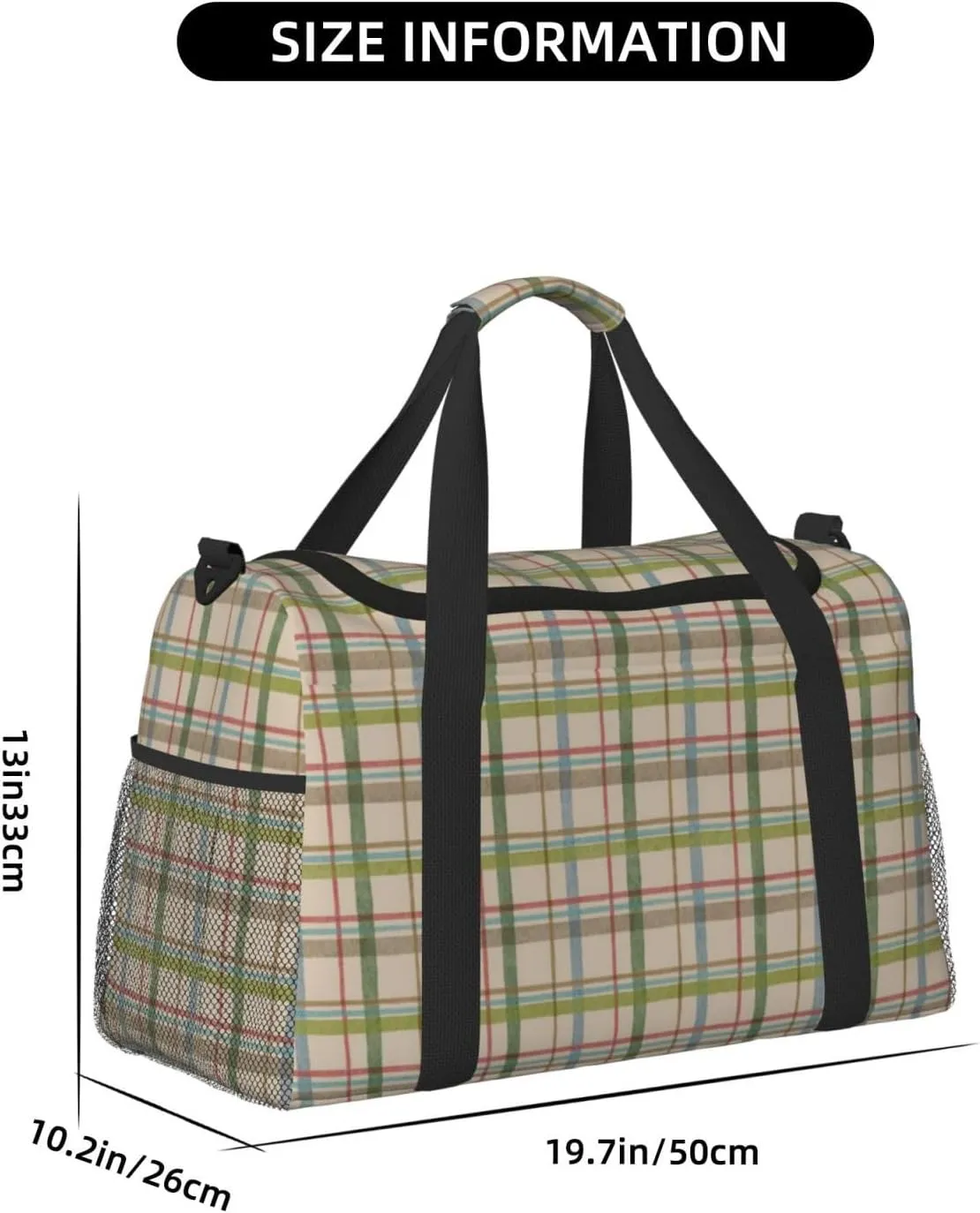 Gray Blue Stripes Travel Duffel Bag Large Foldable Waterproof Overnight Bag For Beach Swim Bags Pool Sports Gym