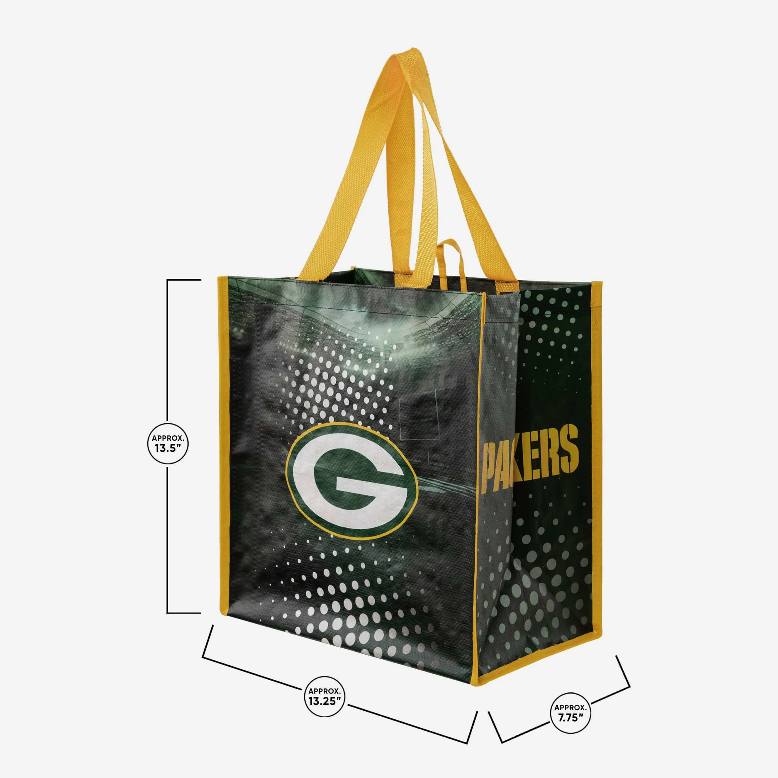 Green Bay Packers 4 Pack Reusable Shopping Bags