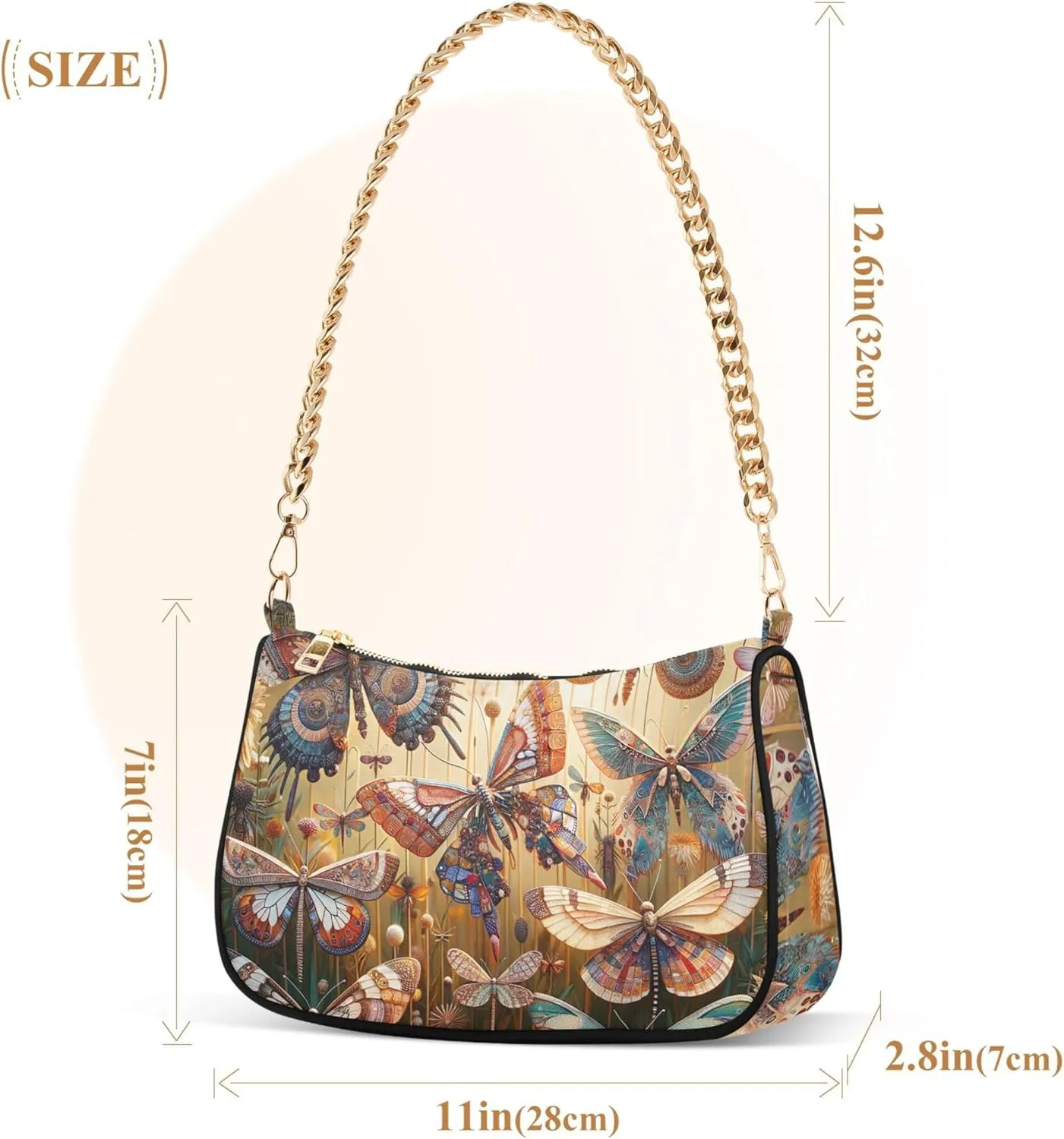 Green Blue Vintage Nautical Cute Purse Bag Hobo Evening Bag Women's Vintage Handbags Shoulder Purse