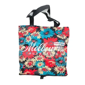 Green Floral Melbourne Foldable Shopping Bag