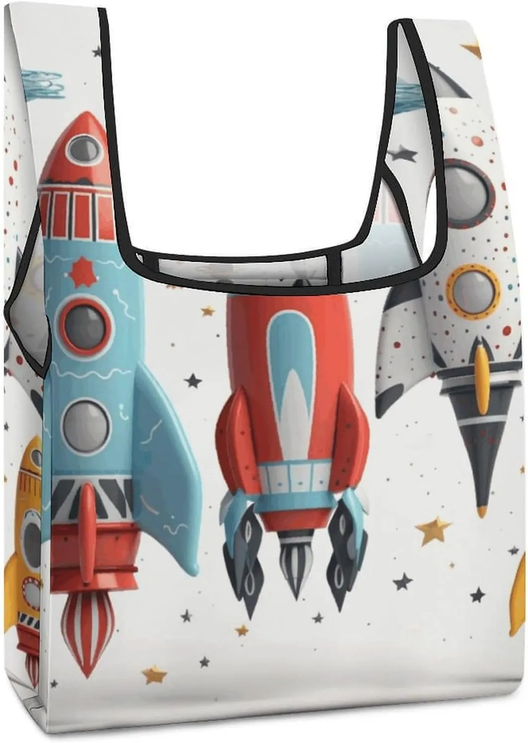 Grocery Bag Reusable Tote Bag Foldable Cartoon Koala Shopping Bag Handbag Washable Shoulder Bag for Travel