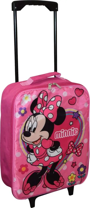Group Ruz Junior Minnie Mouse 15" Collapsible Wheeled Pilot Case - Rolling Luggage