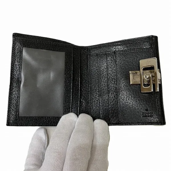 Gucci Technologically advanced Wallet Bifold Chic Clip Leather G