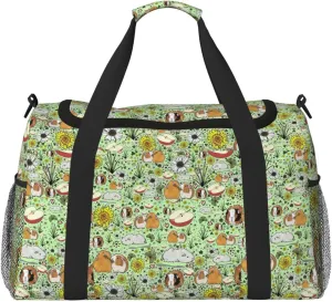 guinea pig Print Weekender Bag Large Capacity Hand Travel Bag Carry On Tote Airplane Travel Tote