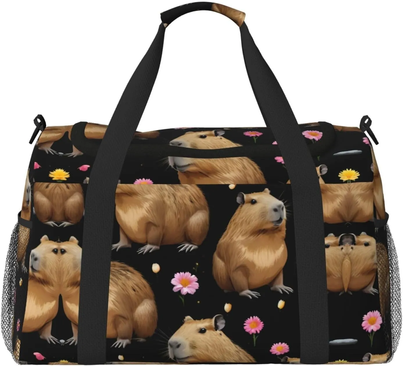 Guinea Pig print Weekender Overnight Carry On Bag Gym Luggage Bag Duffel Bag for Travel Women