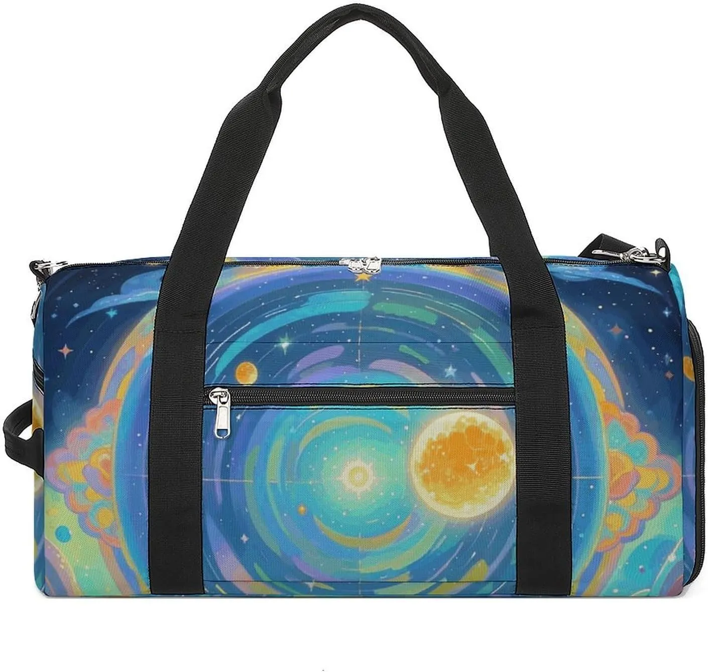 Gym Bag for Men Women Travel Duffle Bag Lightweight Weekender Duffel Bag Cosmic Dreamland Carry on Bag